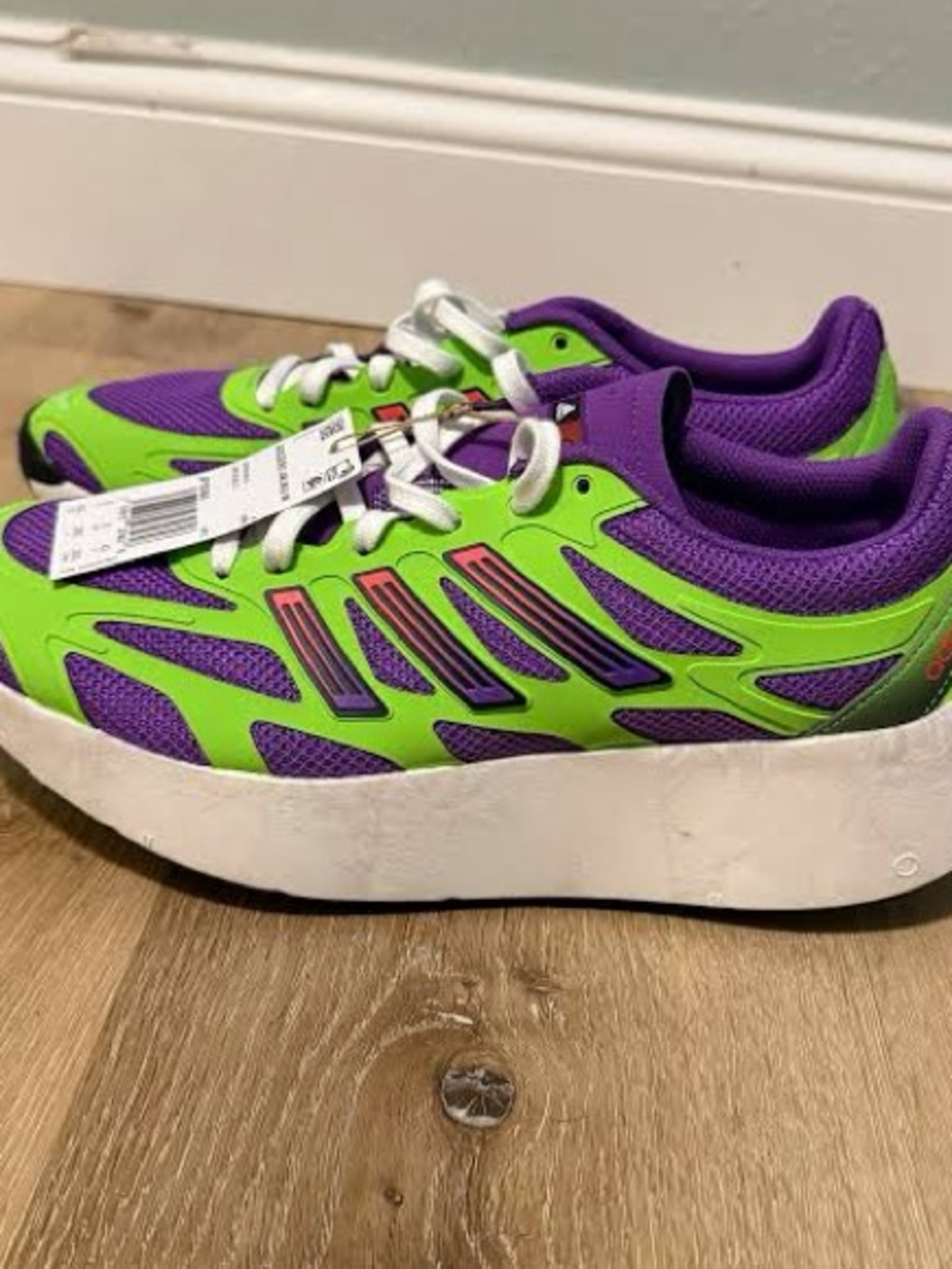 Adidas Adizero Aruku W Active Purple Solar Green Style JP5566 Size 6.5